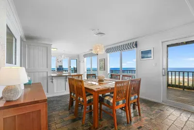 Cook, dine, and relax with sweeping sea views from every angle.