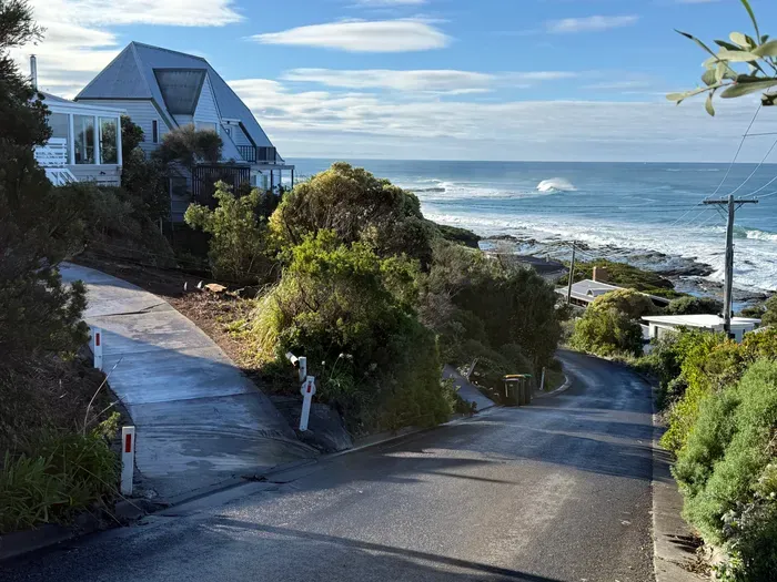 Stunning hillside coastal home with sweeping ocean views