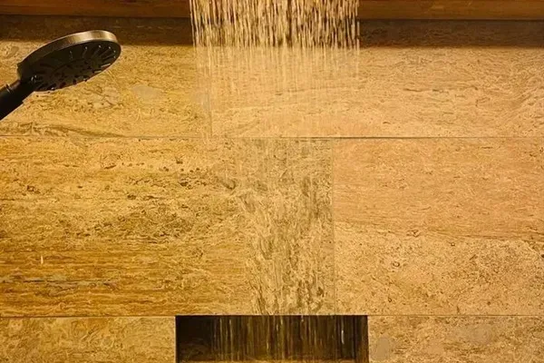 A little luxury of a rain head shower that will wash the worries of the world away.