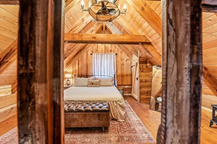 A peek into the king size bedroom