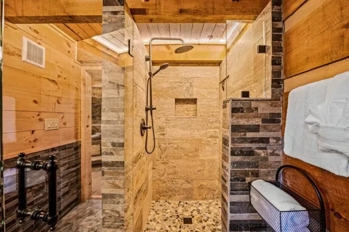 Amazing oversized shower