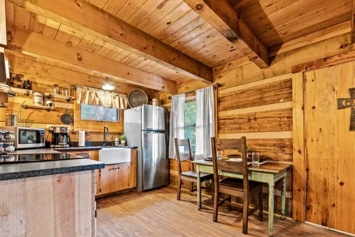 Fully stocked kitchen