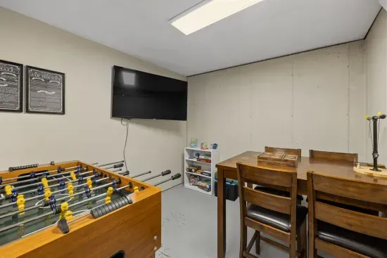Challenge your friends and family to a game of foosball or ring swing.
