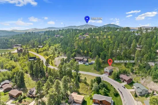 At only 4 miles from Terry Peak, you'll find yourself up there in just minutes.