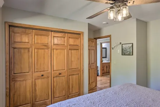 Main Floor King Bedroom #2 with a  spacious closet to make you feel right at home.