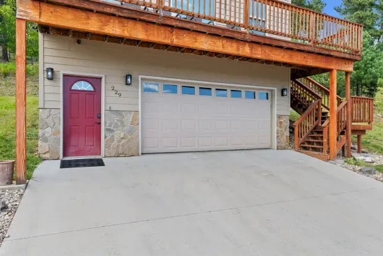 Spacious driveway allows for off street parking.