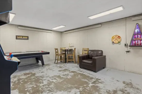 The game room will provide hours of laughter and entertainment during your stay.