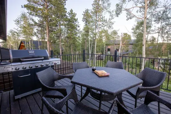 Grill your favorite meal, then relaxing with friends as laughter fills the air and the forest surrounds you in calm.