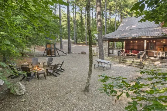 Gather round the campfire to tell stories about your day of adventure.