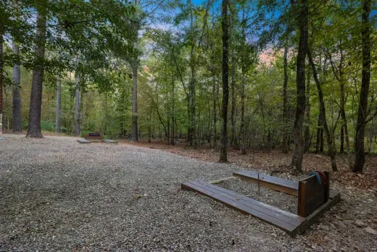 Take in a lively game of horseshoes.