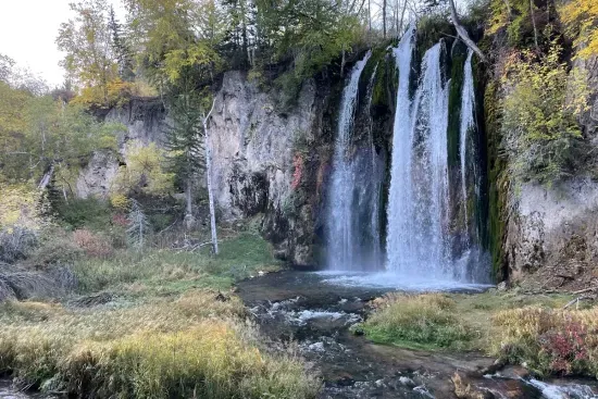 Spearfish Canyon is home to several spectacular waterfalls, all easily accessible for your enjoyment.