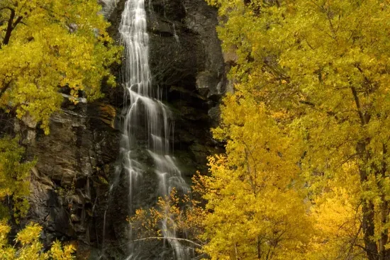 Bridal Veil Falls in Spearfish Canyon is one of the places everyone should visit.  It's beautiful any time of year.