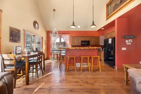 Fully stocked kitchen with everything you'll need to create a delicious meal.