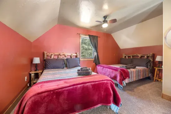 Loft Queen Beds are perfect for adults and teenagers to rest up for another day of adventure.