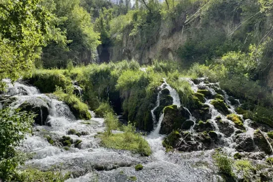 Roughlock Falls in Spearfish Canyon is stunning and always beautiful.