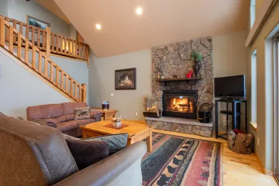 A toasty fire is amazing and will cut the chill after a day in the Hills.