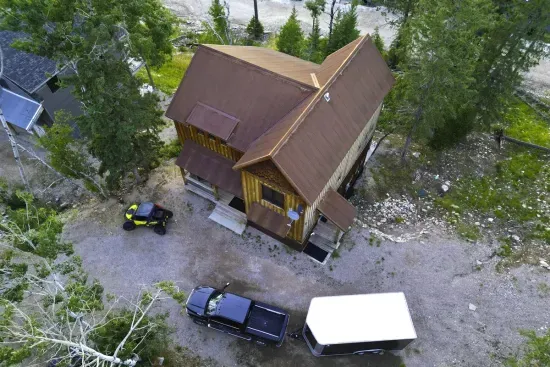 Plenty of room for two trailers if you know how to back a trailer.