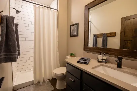 Plenty of counter space to lay all your stuff out.