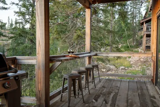 Peaceful and serene, the deck is a favorite among guests.