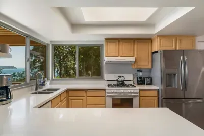 With views like these, there may be spirited arguments over who gets to cook!
