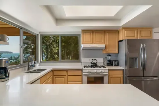 With views like these, there may be spirited arguments over who gets to cook!