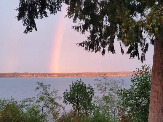 Rainbow View from Covered Deck