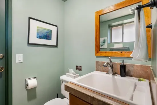 Half Bath in the Daylight Basement Suite