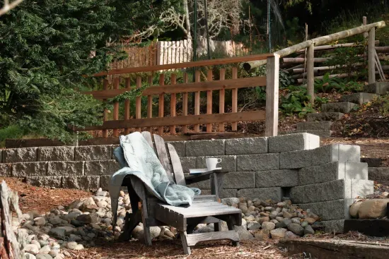 Curl up with a book in the Adirondack chair, nestled in the front gardens for a peaceful escape.