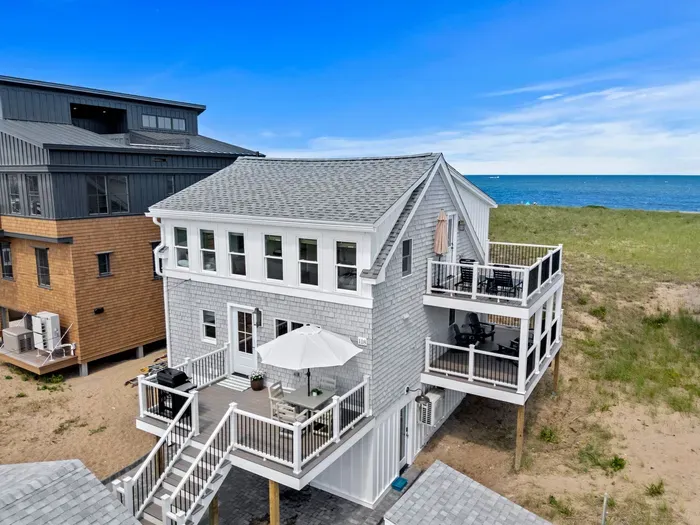 Oceanview beach house with spacious decks and direct dune-side charm
