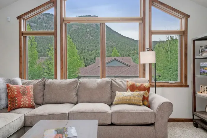 Gorgeous view of Prospect Mountain from the living room