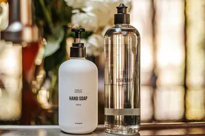 Kitchen Essentials: Hand soap and dish soap are provided for your convenience