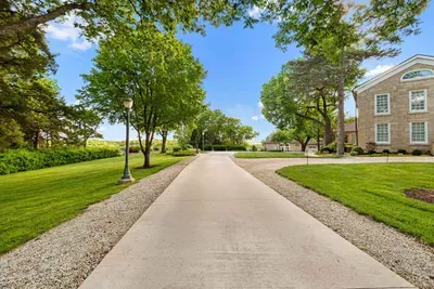 Drive leading to the property