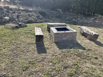 New firepit! Added 2026 Booking season!