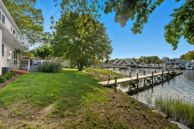 Private dock just for guests