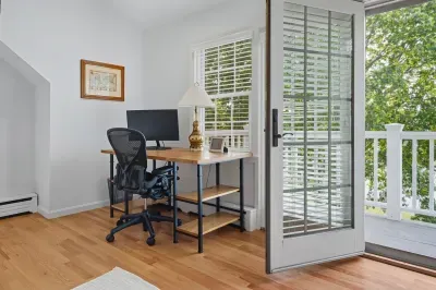Large primary bedroom with ensuite. 