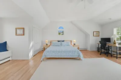 Large primary bedroom with ensuite. 