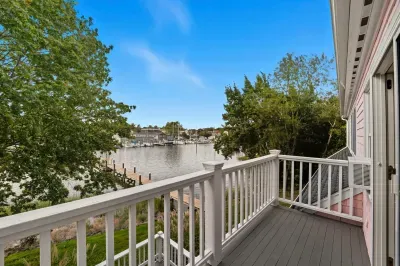 View from the primary bedroom private deck