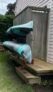 Complimentary kayaks