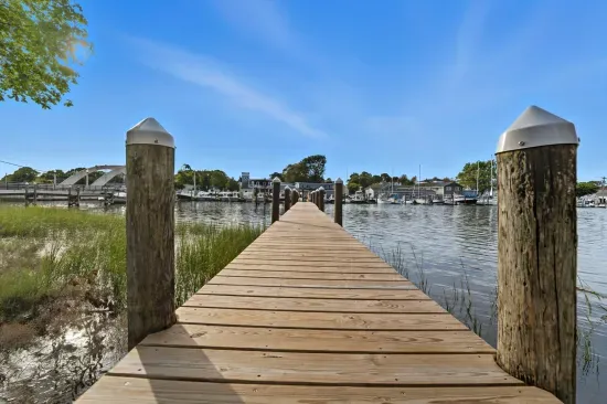 Private dock just for guests