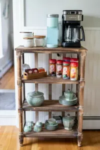 Coffee & Tea Bar. Please help yourself. 