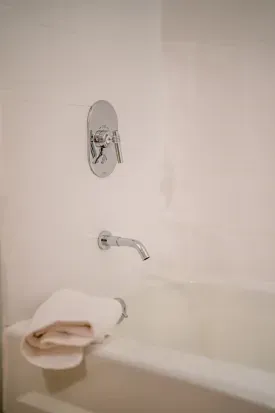 Second floor bathtub