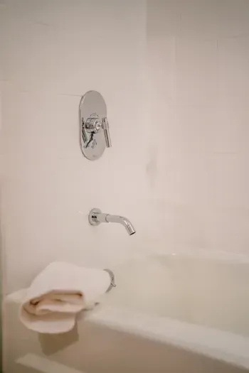 Second floor bathtub