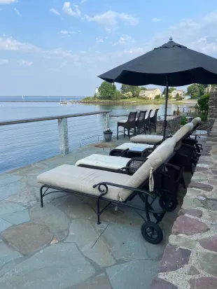 Sunbathe with this gorgeous view.
