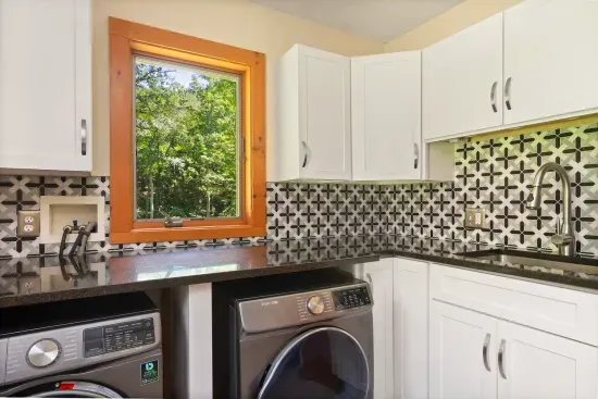 Large laundry room available to all guests