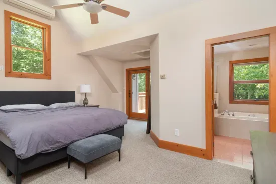 Primary bedroom with ensuite