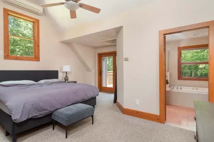 Primary bedroom with ensuite