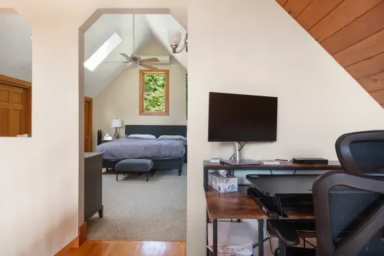 Office off of primary bedroom