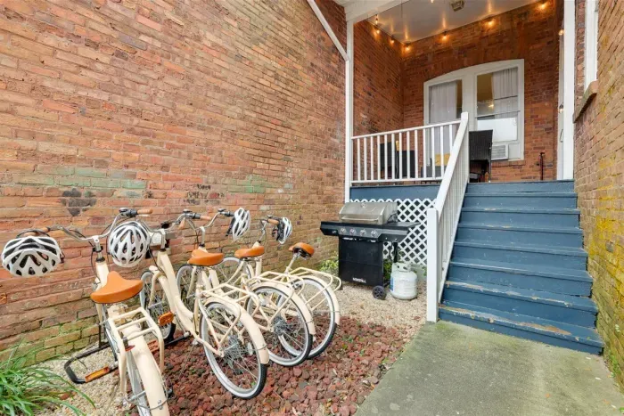 Back Porch with Bikes 