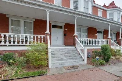 Front of the building