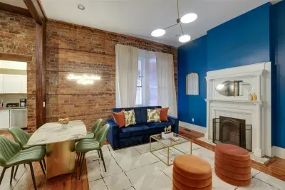 Living Room with dining area